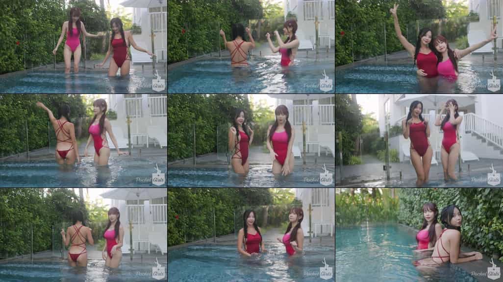 Splish Splash Pool Party Dance, Habin & Minchae, Pocket Girls, 하빈 & 민채, 포켓걸스 – #00327插图