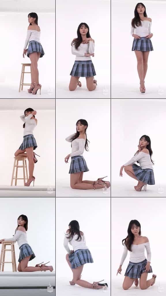 Lookbook, Checkered Mini Skirt, About to Explode, Jieun, Pocket Girls, 지은, 포켓걸스 – #00018插图1