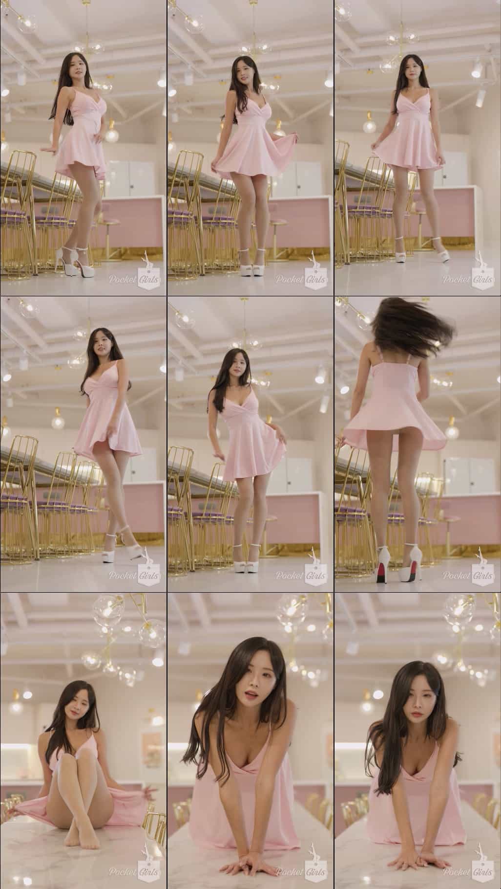 Pink Flare Dress Dance Compilation, Habin, Pocket Girls, 하빈, 포켓걸스 – #00240插图