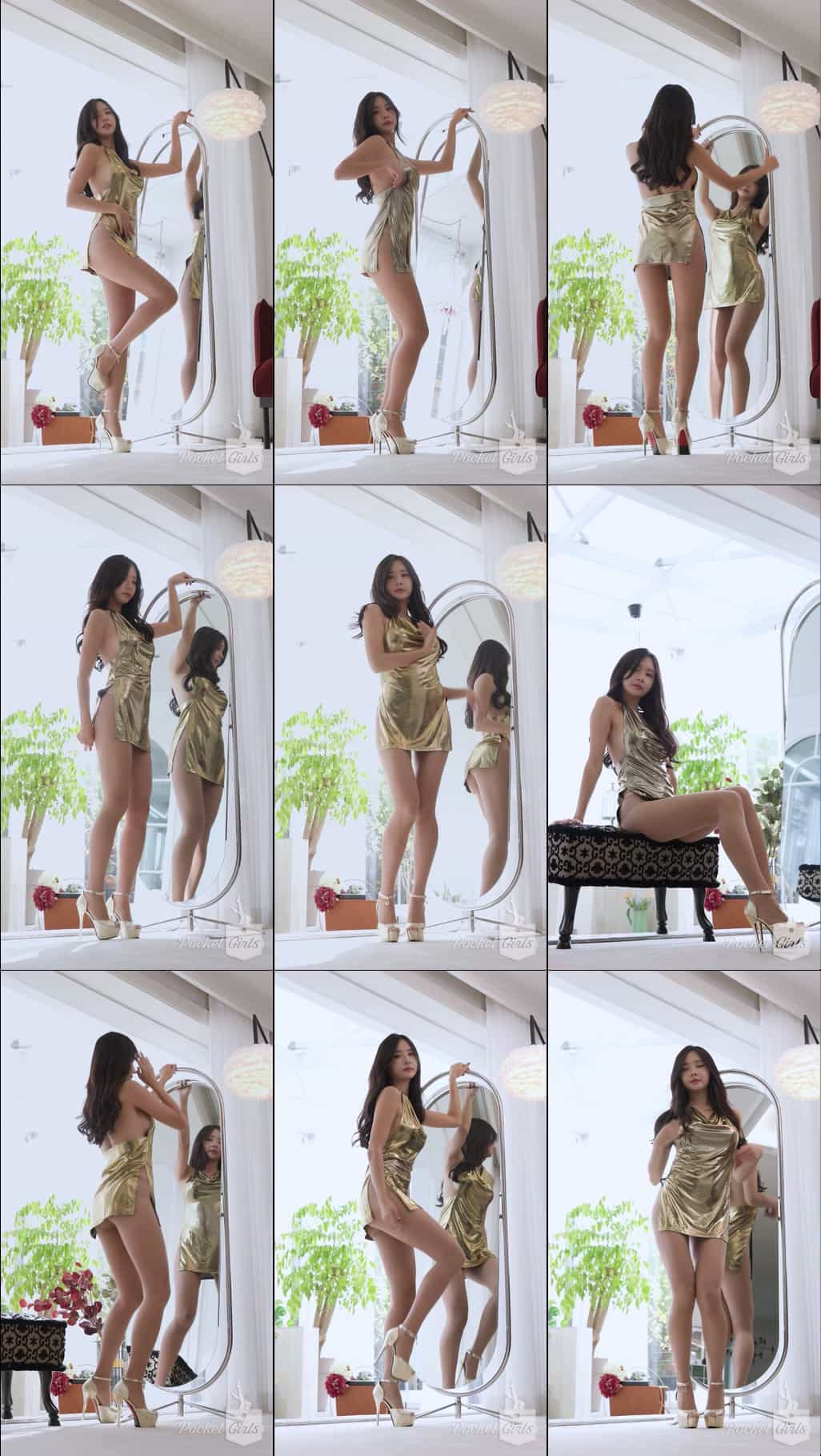 Gold Dress Dance Compilation, Habin, Pocket Girls, 하빈, 포켓걸스 – #00241插图