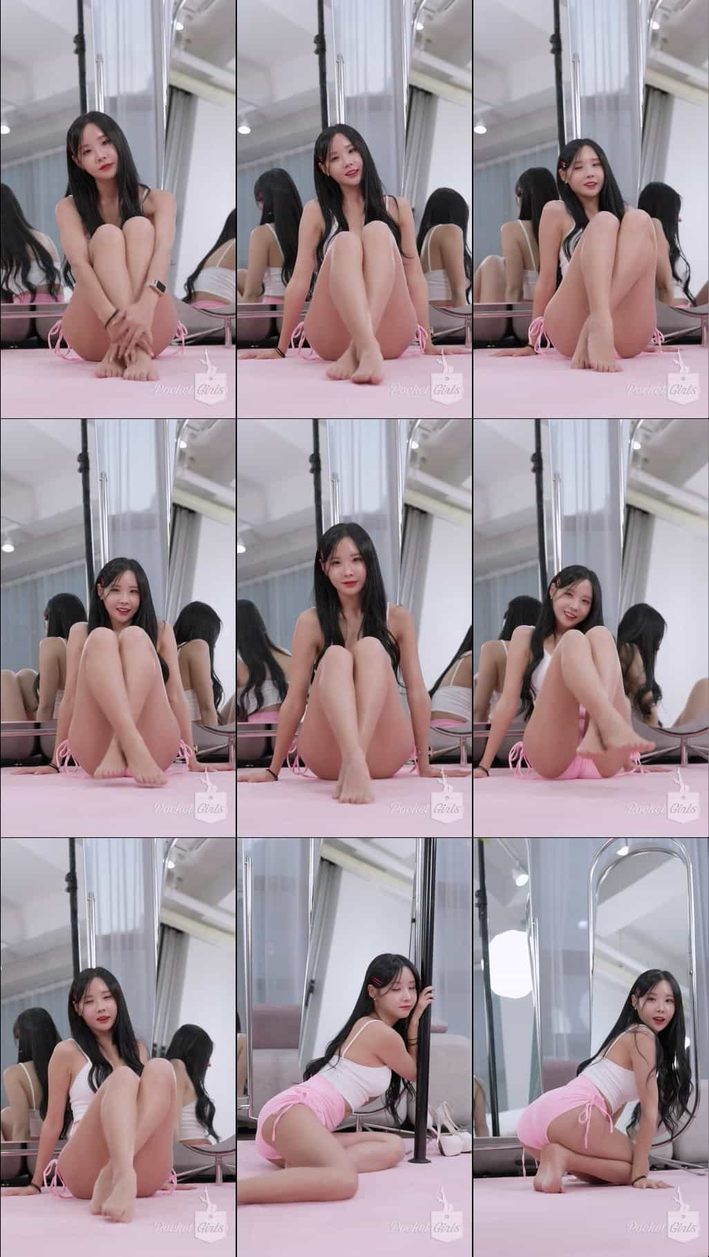 Pink Yoga Shorts Dance Pt.2, Habin, Pocket Girls, 하빈, 포켓걸스 – #00406插图