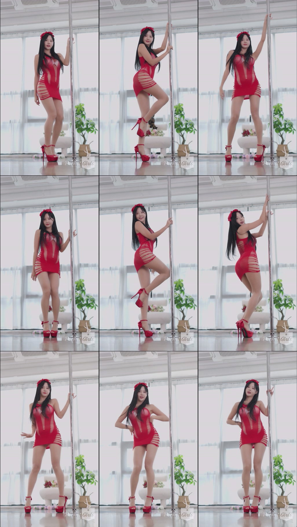 Red Body Hugging Dance, Habin, Part.3d – #1165插图